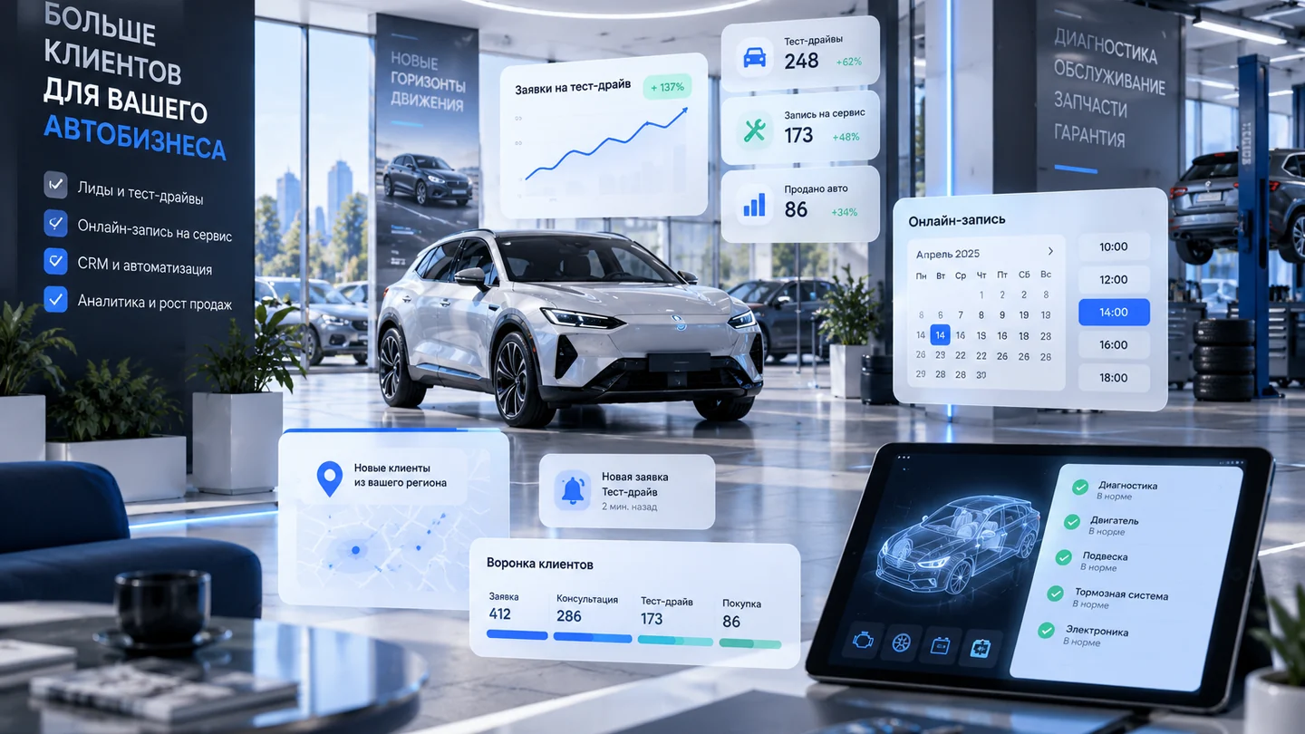 Автобизнес — отраслевые digital-решения и маркетинг